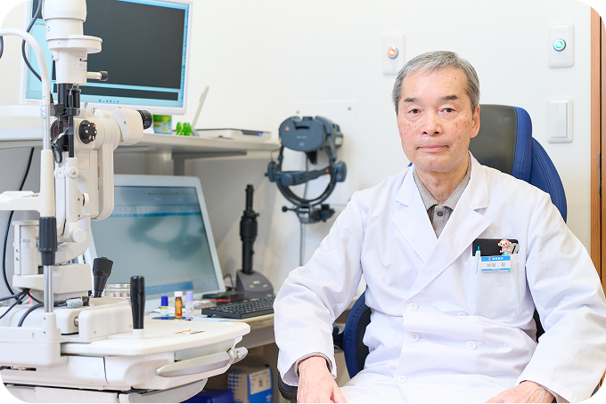 池間眼科院長の写真